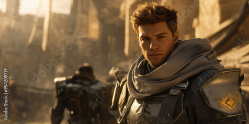 Game Character. Page Header or Banner