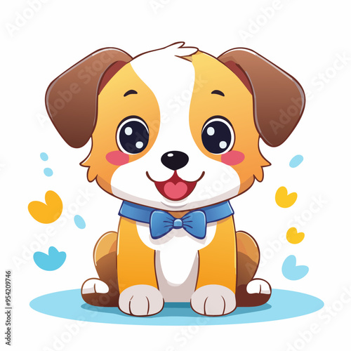 Dog Cute Small Cartoon Baby Animal
