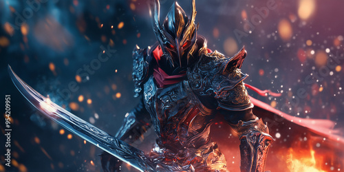 Game Character. Page Header or Banner