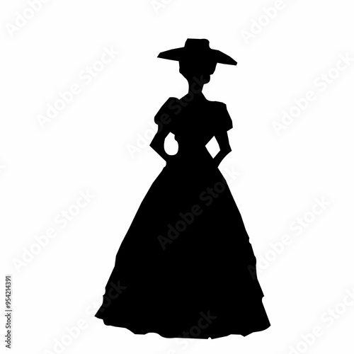 Wallpaper Mural Women Fashion Silhouette Torontodigital.ca