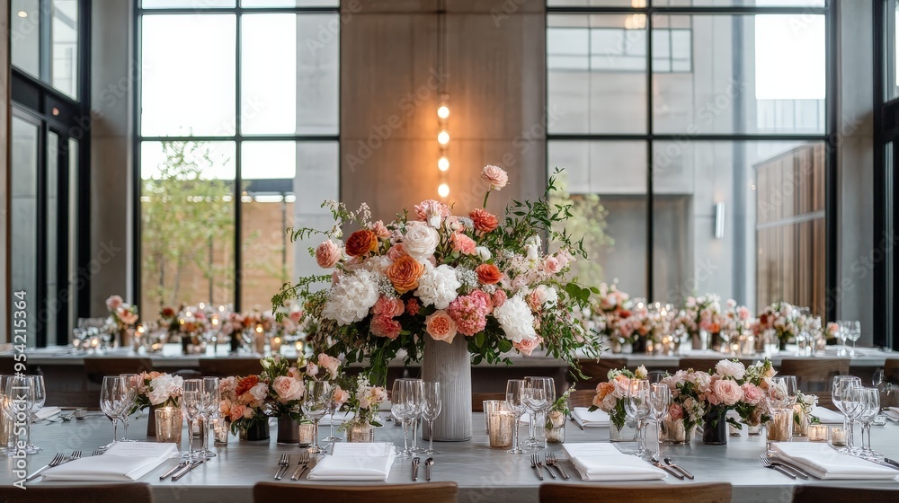 modern wedding with a sleek, contemporary venue, minimalist decor, and the couple in stylish attire. modern wedding with a sleek, contemporary venue, minimalist decor, and the couple in stylish attire.