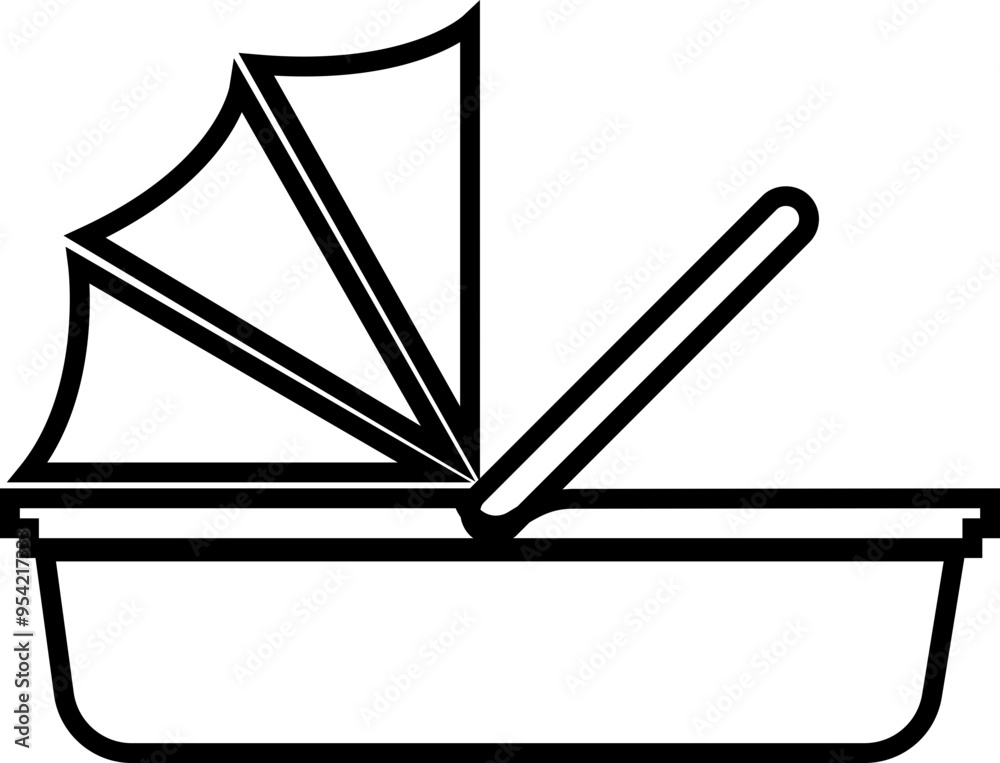 Baby carriage icon. Child buggy vector symbol. kid trolley sign. mother stroller illustration. Newborn baby pushchair symbol in black Line style for app and website isolated on transparent background. Baby carriage icon. Child buggy vector symbol. kid trolley sign. mother stroller illustration. Newborn baby pushchair symbol in black Line style for app and website isolated on transparent background.