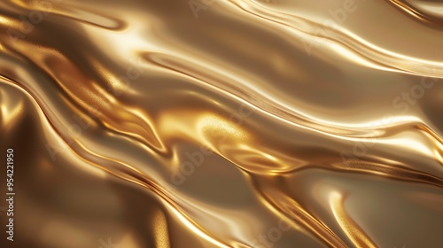 Abstract gold fabric background.