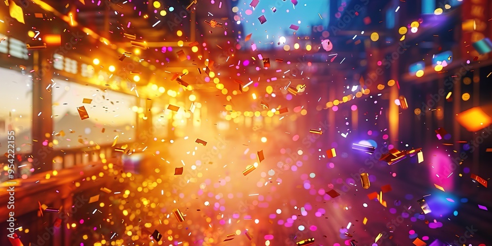 Obraz premium christmas tree lights