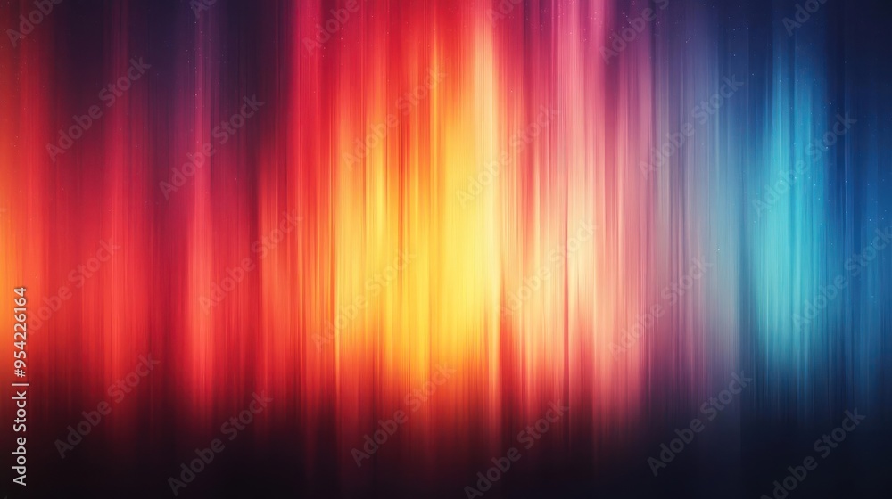 A vibrant abstract waveform image with a mix of colors.