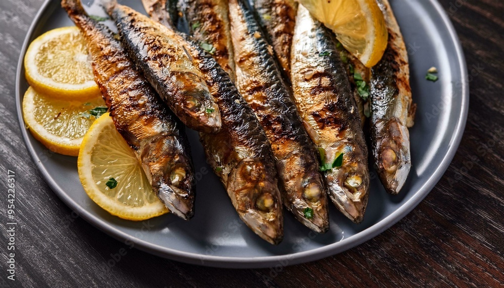 Grilled Sardines with Lemon and Rosemary Grilled Sardines with Lemon and Rosemary