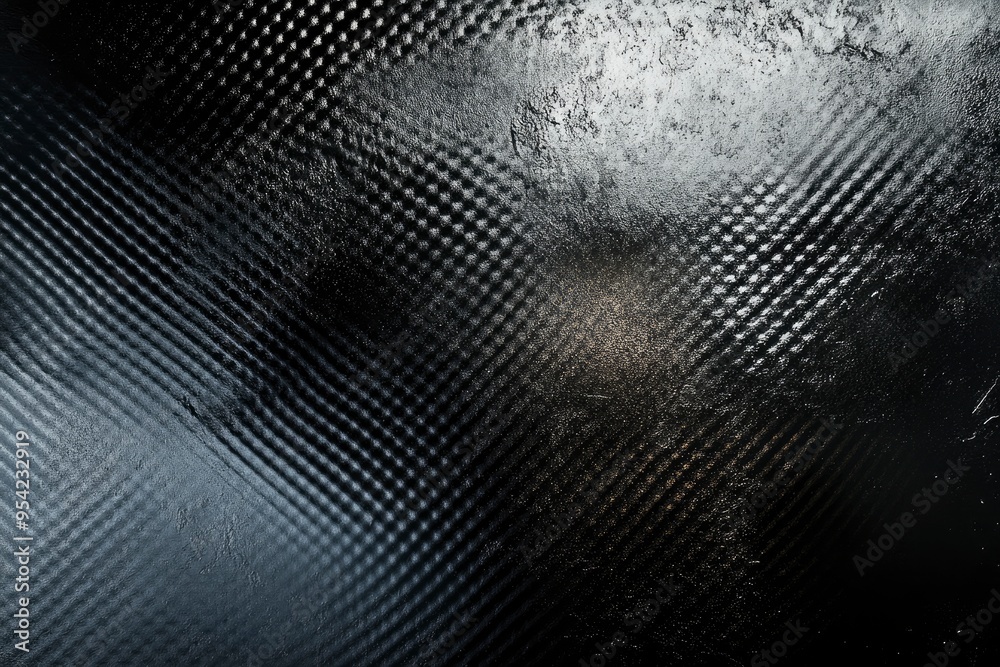 Monochrome abstract metallic dark background with noise , ai Monochrome abstract metallic dark background with noise , ai