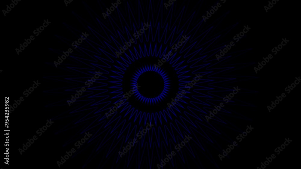 Radio wave circle background. Abstract neon circle radio waves looping background. Radio wave screen animation. 4k black background Radio wave circle background. Abstract neon circle radio waves looping background. Radio wave screen animation. 4k black background