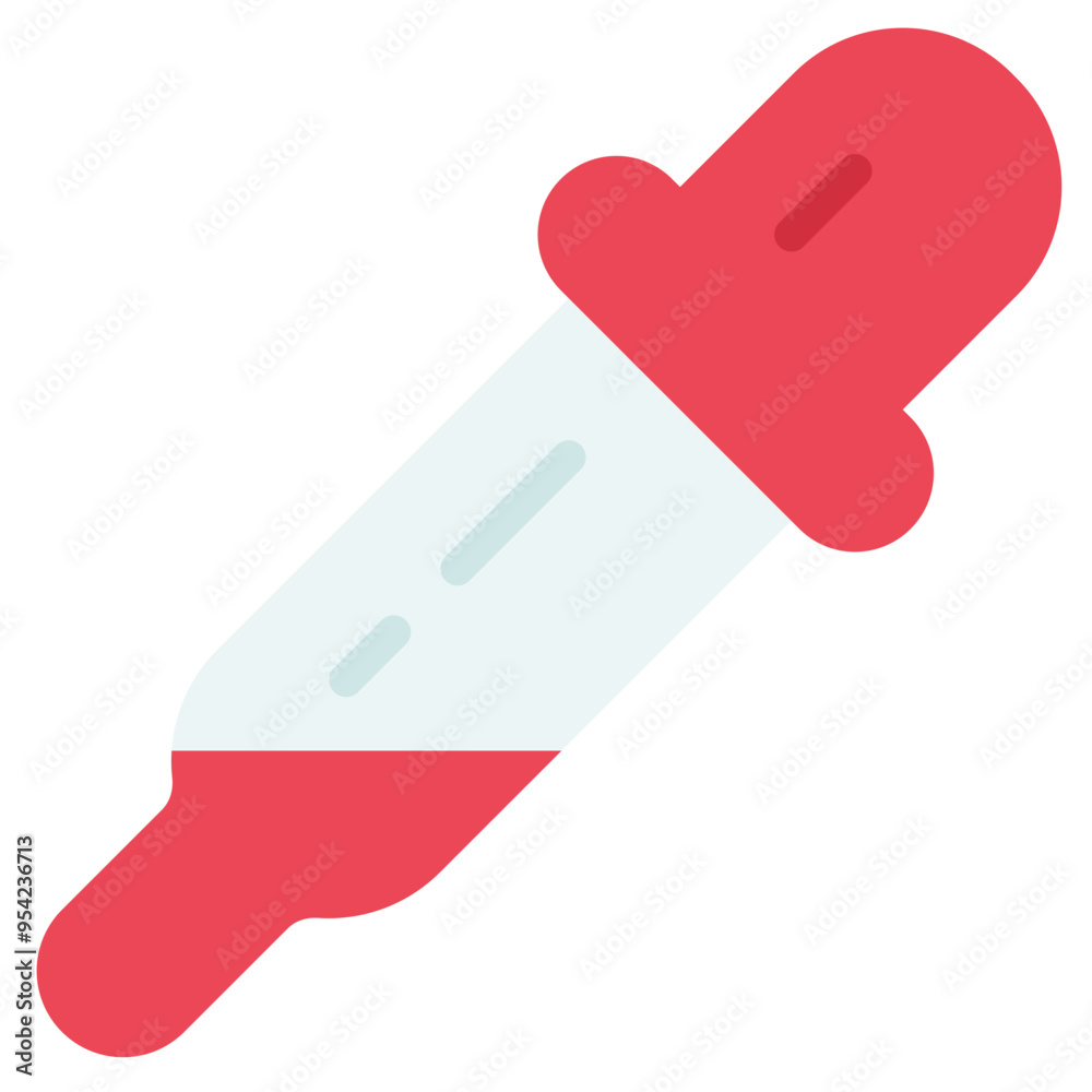 Pipette Icon in Flat Style Suitable for Web, Apps, Presentation, or Printable Meanings Pipette Icon in Flat Style Suitable for Web, Apps, Presentation, or Printable Meanings