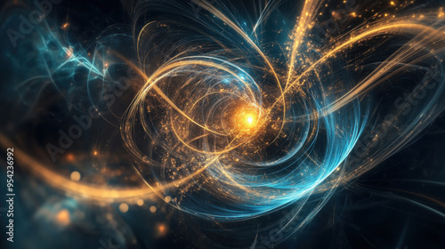 Abstract Cosmic Swirl