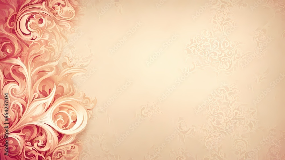 Abstract golden background with ornament Abstract golden background with ornament