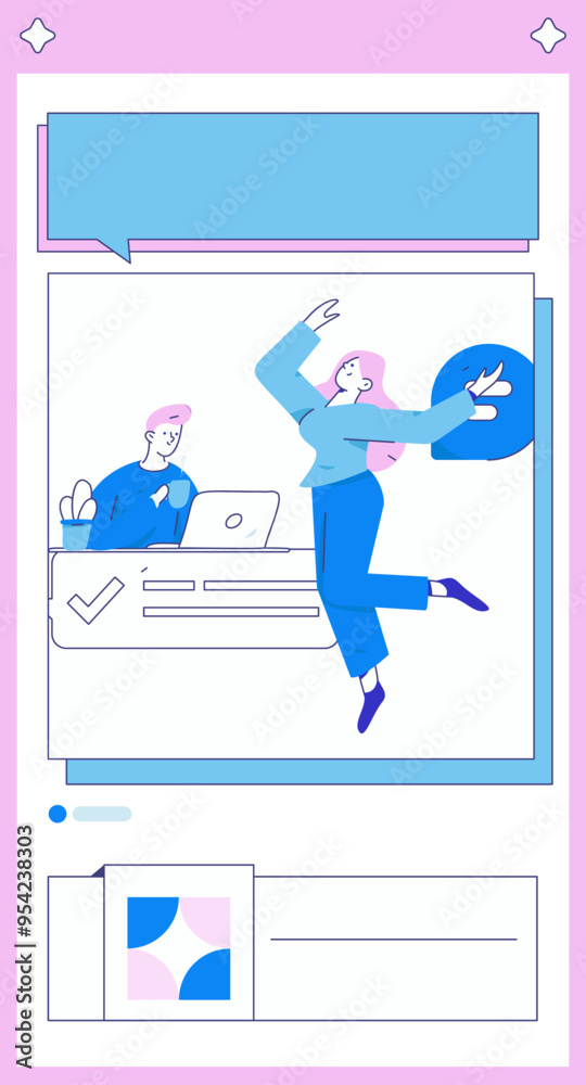 Communicate with consultants flat vector character concept operation hand drawn illustration
Communicate with consultants flat vector character concept operation hand drawn illustration