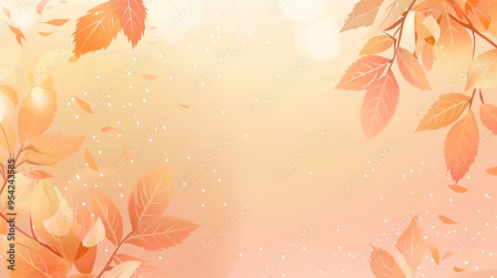 Stunning Autumn Orange Leaves Illustration Background: A Warm and Vibrant Visual. Showcasing the Beauty of Seasonal Change. Stunning Autumn Orange Leaves Illustration Background: A Warm and Vibrant Visual. Showcasing the Beauty of Seasonal Change.