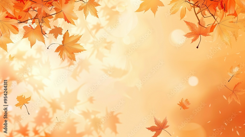 Stunning Autumn Orange Leaves Illustration Background: A Warm and Vibrant Visual. Showcasing the Beauty of Seasonal Change. Stunning Autumn Orange Leaves Illustration Background: A Warm and Vibrant Visual. Showcasing the Beauty of Seasonal Change.