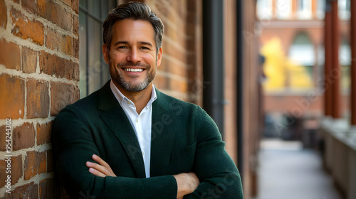 Portrait of a smiling man i...