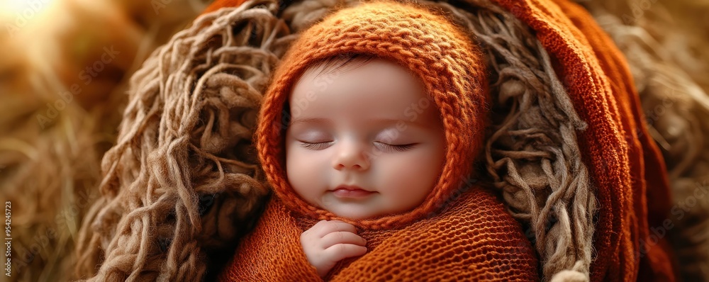 Newborn Baby Sleeping Peacefully in Mother's Arms A Tender Moment of Unconditional Love, Comfort, and Deep Connection, Stock Photo Newborn Baby Sleeping Peacefully in Mother's Arms A Tender Moment of Unconditional Love, Comfort, and Deep Connection, Stock Photo