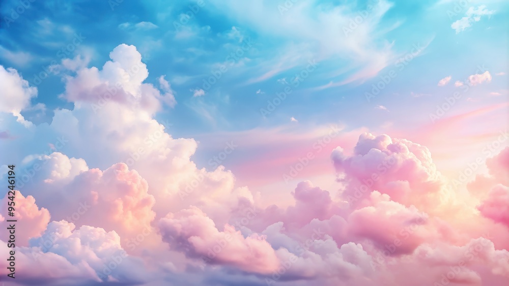 Soft pink and blue pastel clouds in a dreamy gradient sky, dreamy, cute, pastel, clouds, sky, pink, blue, soft, gradient Soft pink and blue pastel clouds in a dreamy gradient sky, dreamy, cute, pastel, clouds, sky, pink, blue, soft, gradient