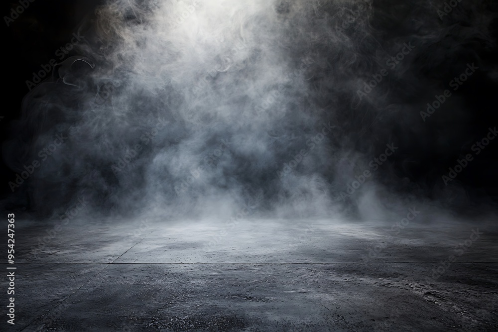 Mysterious Foggy Atmosphere: A Captivating Dark Scene