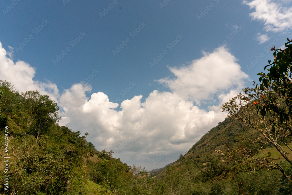 clouds in the mountains Pomacochas Amazonas Perú clouds in the mountains Pomacochas Amazonas Perú