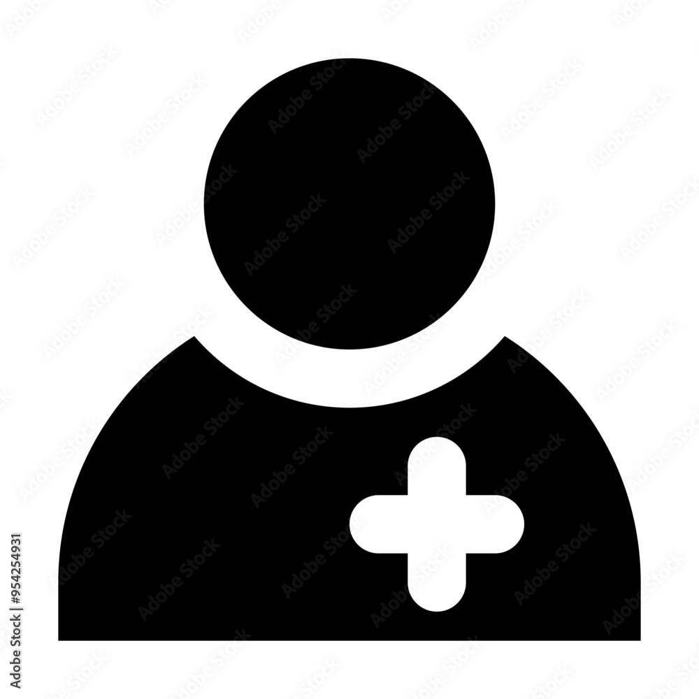 Nurse Icon in Glyph Style Suitable for Web, Apps, Presentation, or Printable Meanings Nurse Icon in Glyph Style Suitable for Web, Apps, Presentation, or Printable Meanings