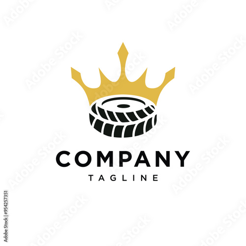 King Tire logo icon vector