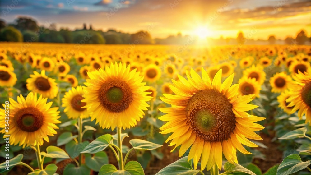 Field of sunflowers glowing in the sunlight, sunflowers, field, sunlight, nature, yellow, flowers, landscape, beauty Field of sunflowers glowing in the sunlight, sunflowers, field, sunlight, nature, yellow, flowers, landscape, beauty