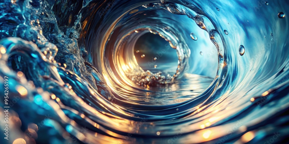 Shiny liquid flows and swirl inside the tube, close up, shiny, liquid, flow, swirl, tube, close up, abstract, movement Shiny liquid flows and swirl inside the tube, close up, shiny, liquid, flow, swirl, tube, close up, abstract, movement