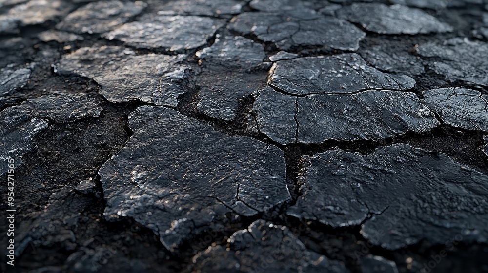 The black road texture captured from a top-down perspective is rich in details, with small cracks and matte surfaces, suitable for video games, 3D modeling, and visual effects applications. The black road texture captured from a top-down perspective is rich in details, with small cracks and matte surfaces, suitable for video games, 3D modeling, and visual effects applications.