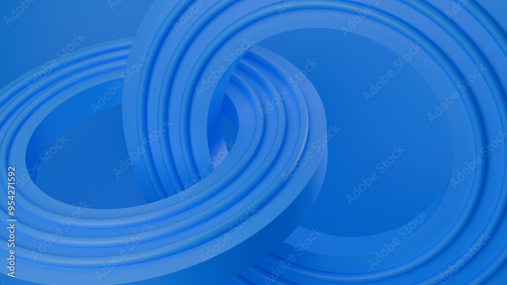Obraz premium abstract background blue color 3d rendering