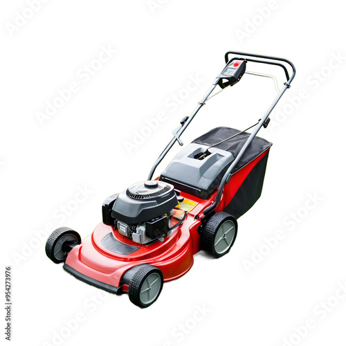 Lawn Mower isolated on transparent background