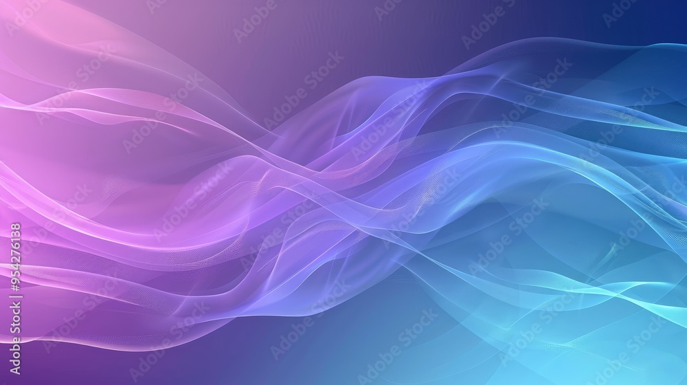 A smooth gradient design featuring flowing waves in purple and blue tones. A smooth gradient design featuring flowing waves in purple and blue tones.