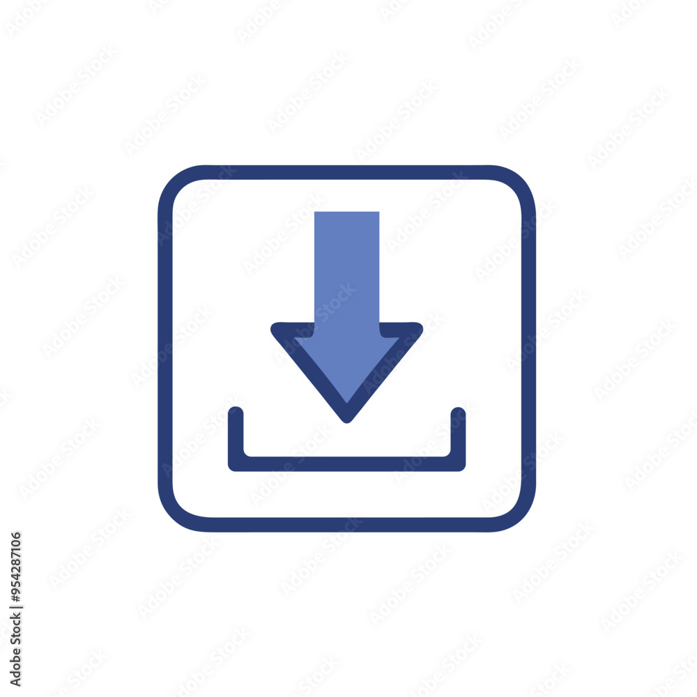 Download Icon | Simple and Modern File Download Symbol for Digital Interfaces and Design Projects Download Icon | Simple and Modern File Download Symbol for Digital Interfaces and Design Projects