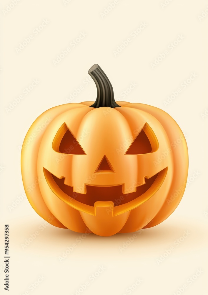 Smiling jack-o'-lantern Smiling jack-o'-lantern