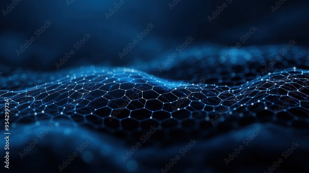 Abstract Digital Network Background