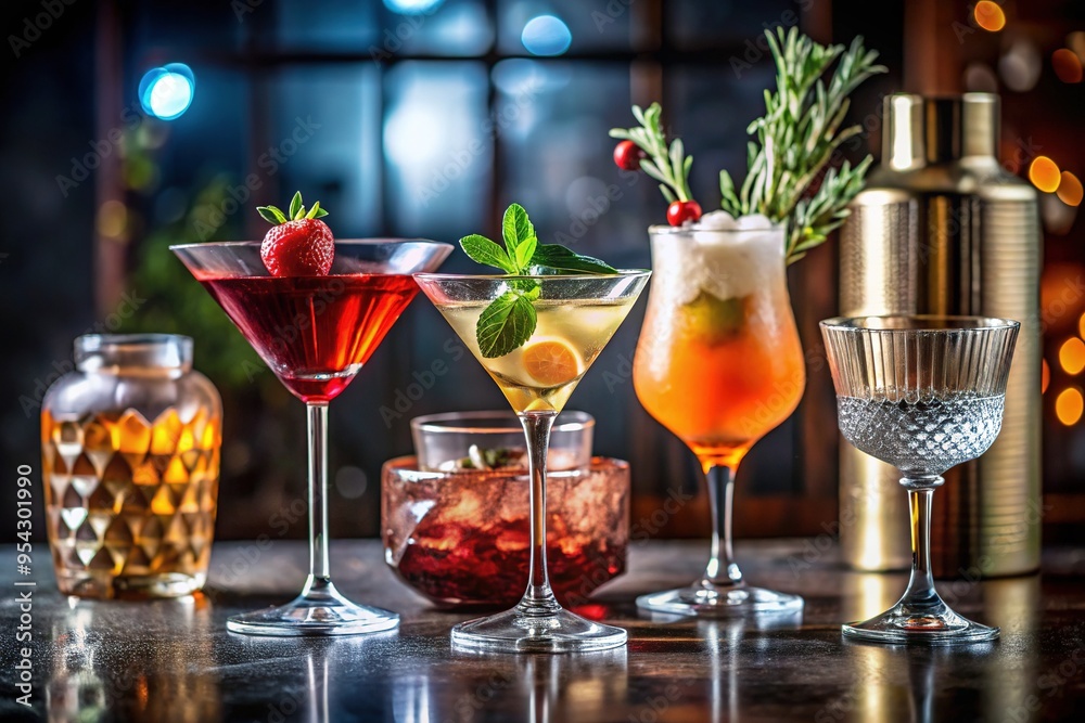 Aesthetic Cocktail Glassware Aesthetic Cocktail Glassware