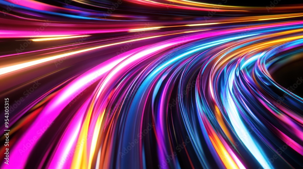 Abstract Neon Lights