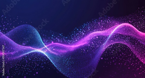 Abstract Digital Wave