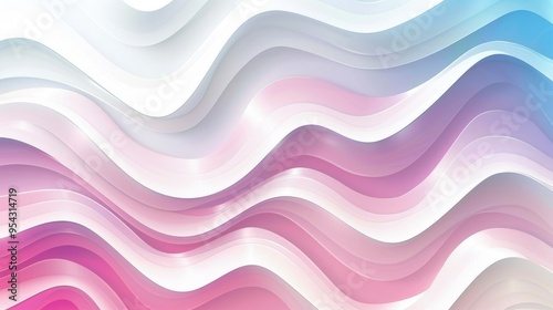 Abstract wavy design with soft colors, suitable for backgrounds or graphic resources.