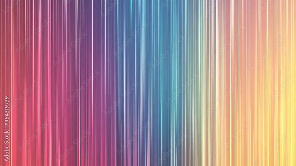 Obraz premium Abstract Background with Vertical Rainbow Lines