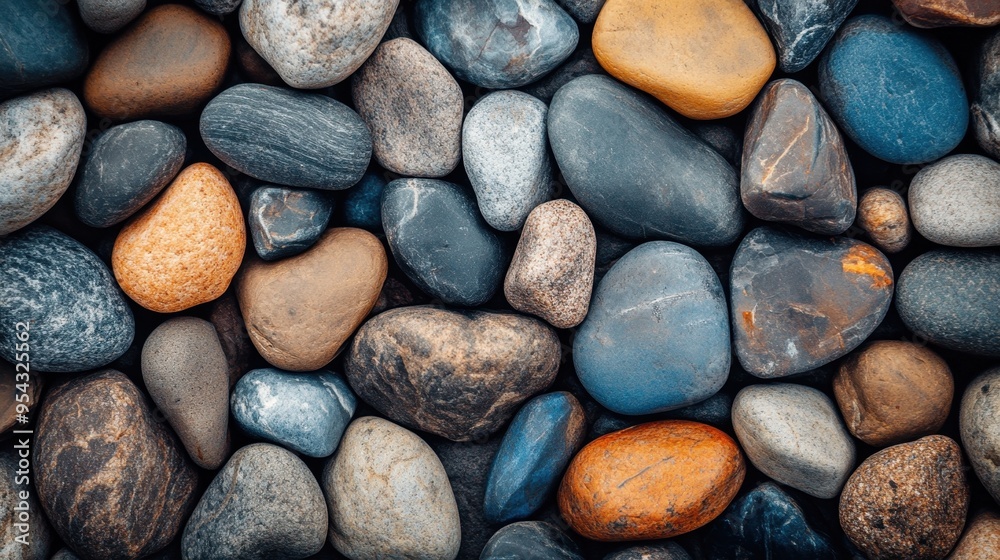 Colorful River Rocks Background Texture Colorful River Rocks Background Texture