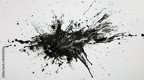 ink splatter pattern wallpaper