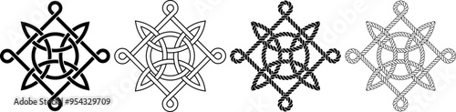 Lacy or de Lacy knot rope icon