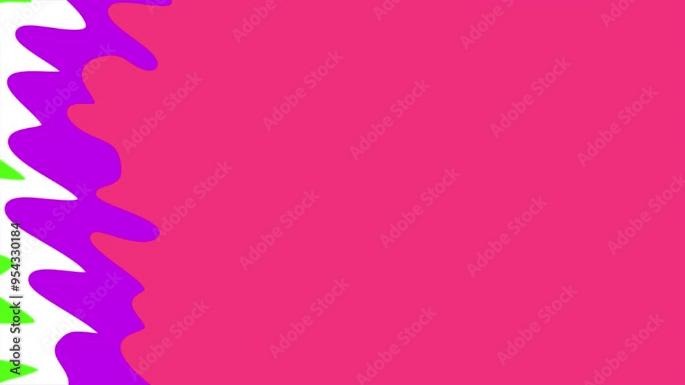 Pinky violet fluid wipe animation transition FX on green screen background Pinky violet fluid wipe animation transition FX on green screen background