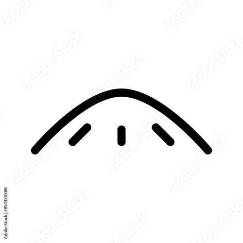 Acne icon in thin line style vector illustration graphic design