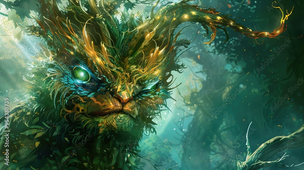 Fototapeta premium Fantasy creature wallpaper