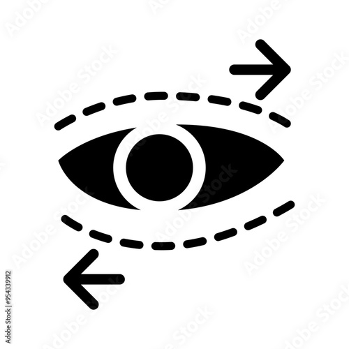 Upper blepharoplasty icon vector illustration graphic design