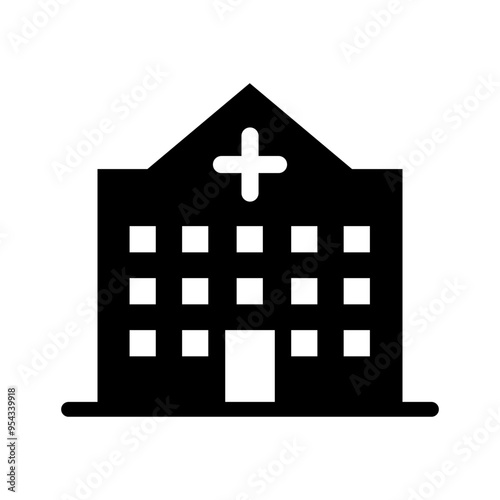 Hospital icon vector illustration graphic design