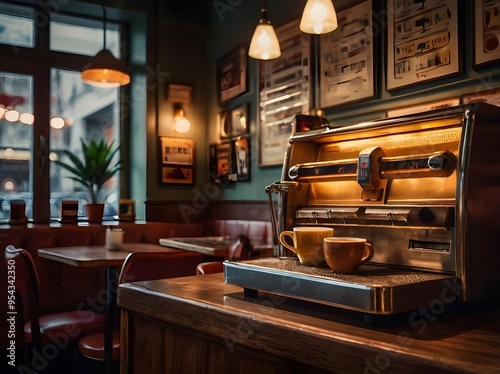 interior of coffee shop

