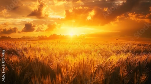 Golden field wallpaper