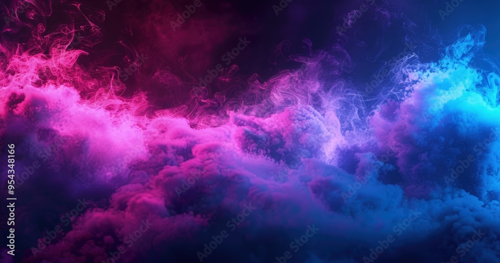 A vibrant abstract background featuring swirling clouds of pink and blue hues. A vibrant abstract background featuring swirling clouds of pink and blue hues.